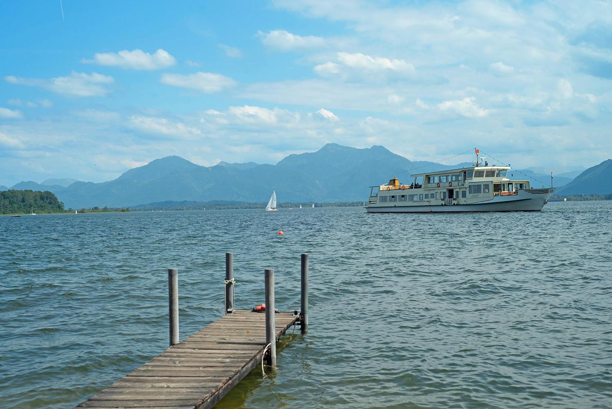 Ferienwohnung Mit Garten Am Chiemsee Prien am Chiemsee Exteriör bild